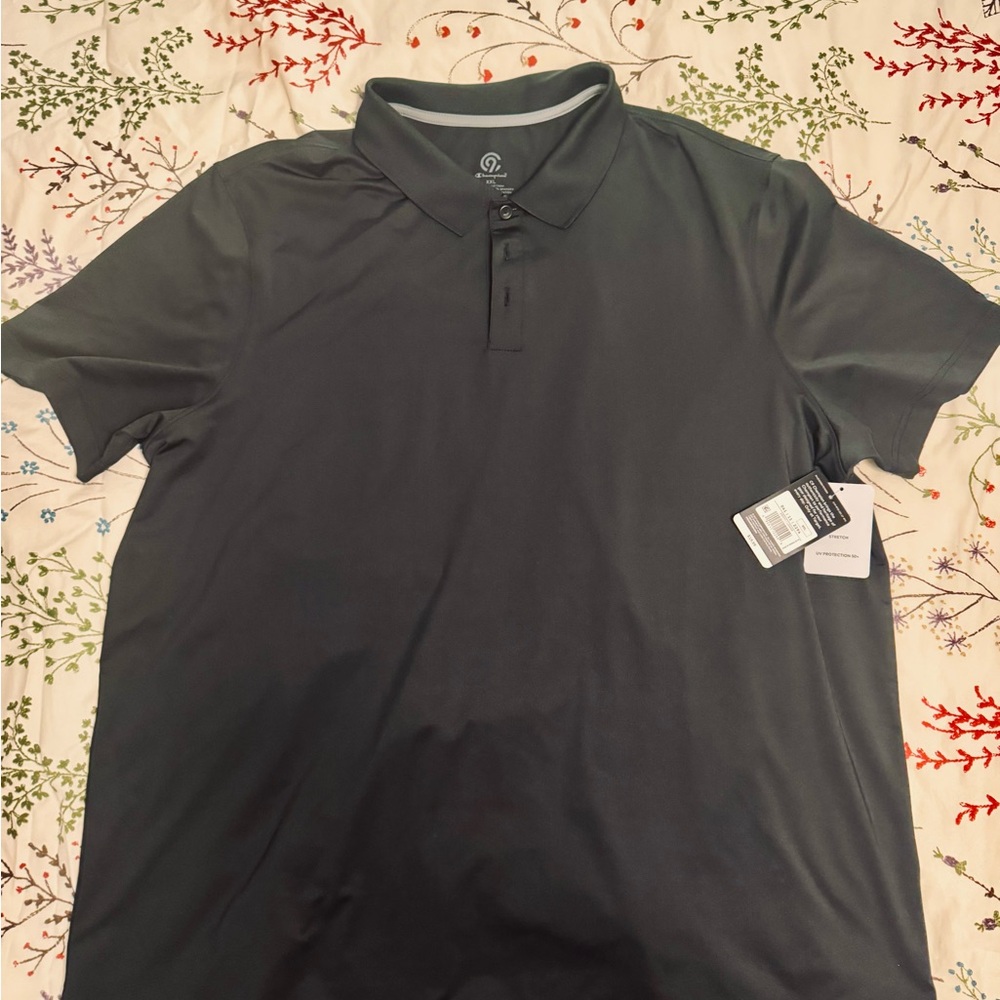 Champion Black Polo Shirt
